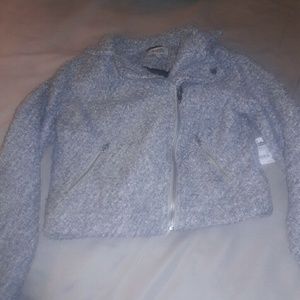NWT beautiful cropped gray jacket!